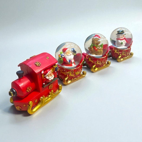 TRINEO CON BAGON DE TREN 4PCS