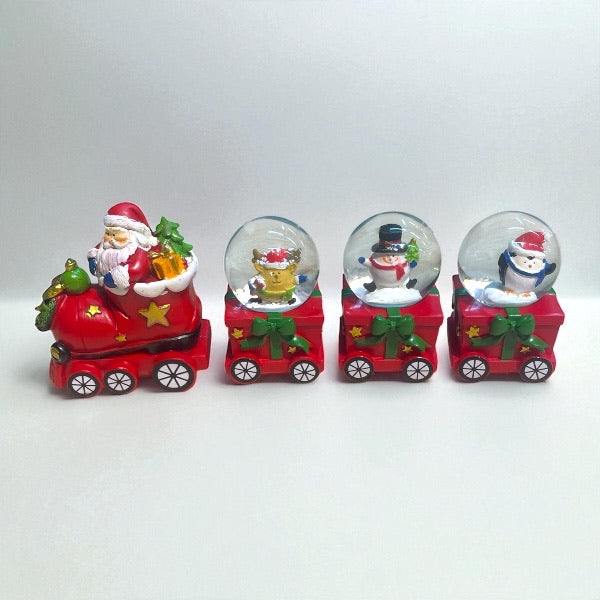 TRINEO CON SANTA 4PCS